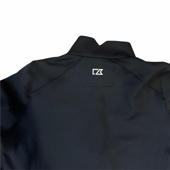 Las Vegas Raiders NFL Allegiant Stadiums Cutter & Buck Black 1/2 Zip Pul… - Picture 5 of 9